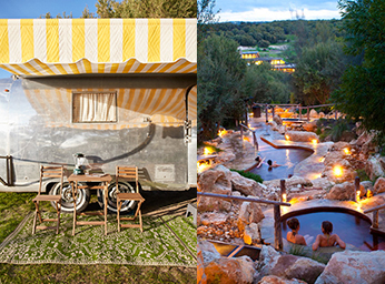 Wanderlings Airstream and Peninsula Hot Springs Family weekend